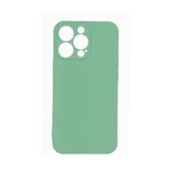 Capa de Silicone Mole para Apple iPhone 12 Pro Verde Capa de Silicone Mole para Apple iPhone 12 Pro Verde